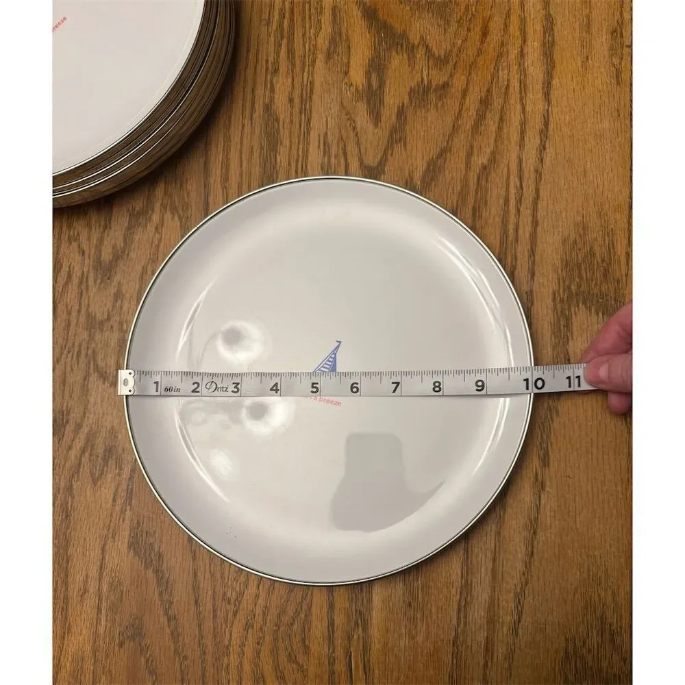 Hallmark Blue Nautical Melamine Plates Set of 7 10 Inch